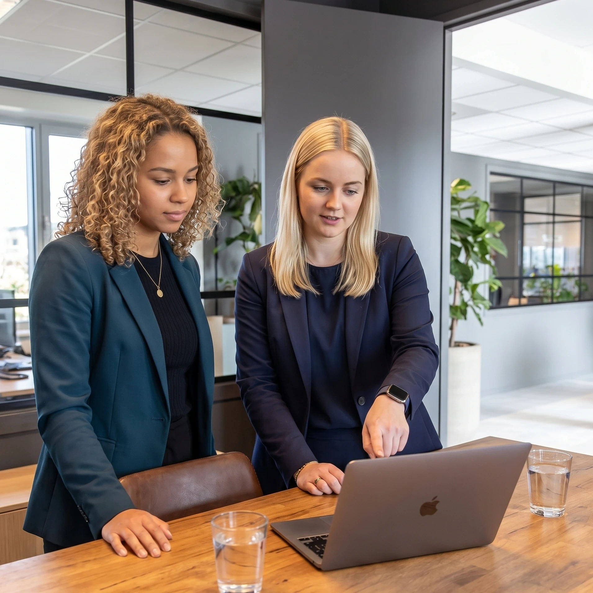 Raak Swipe - Charlotte en Ashley - kantoor